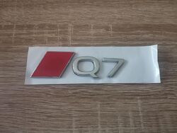 Audi Q7 Silver with Red Emblem Newest Style