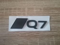 Audi Q7 Glossy Black Emblem Logo Newest Style