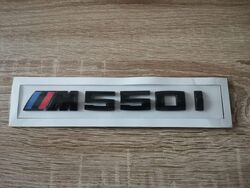 BMW M550i Glossy Black Emblem Small Size