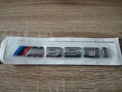 BMW M850i Glossy Silver Emblem Logo