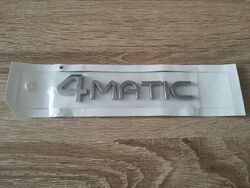 Mercedes Benz 4matic Silver Emblem Newest Style
