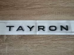 Volkswagen Tayron Glossy Black Emblem Logo