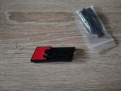 Audi S4 Black Grill Emblem Logo