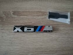 BMW X6M Silver Grill Emblem Logo