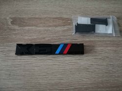 BMW X6M Black Grill Emblem Logo