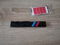 BMW X3M Black Grill Emblem Logo