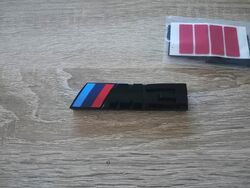 BMW M3 Glossy Black Grill Emblem