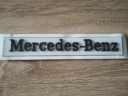 Mercedes-Benz Glossy Black Emblem Large Size