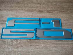 Ford F150 Glossy Silver Emblem