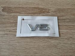 Volkswagen V6 Silver Emblem New Style
