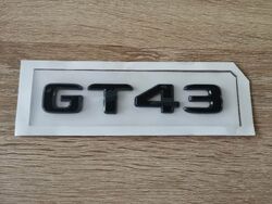 Mercedes Benz GT43 Glossy Black Emblem