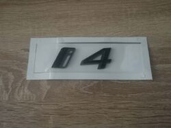 BMW i4 Glossy Black Emblem Logo