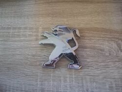 Peugeot Silver Lion Emblem Large Size
