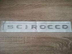 Volkswagen Scirocco Silver Emblem New Style