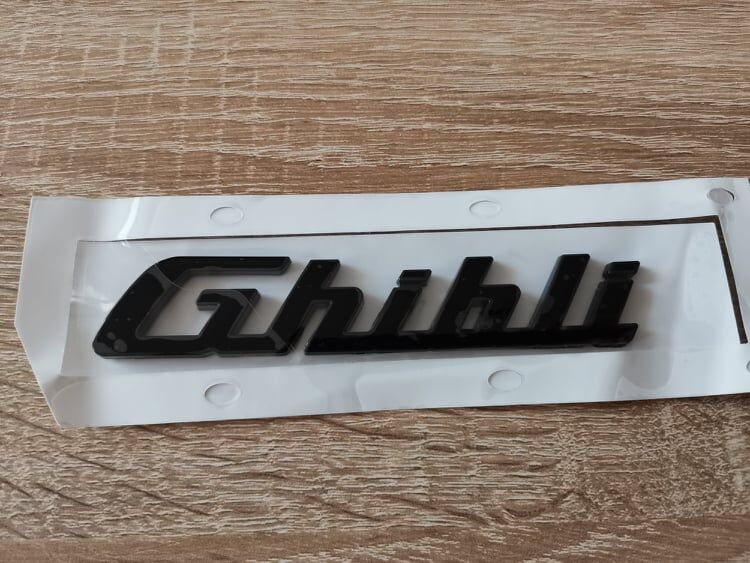 Orig. Maserati Ghibli Levante Schriftzug Emblem Kofferraumdeckel BADGE REAR LID