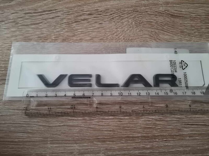 Range Rover Velar Black Emblem Logo - http://autobeauties.com/