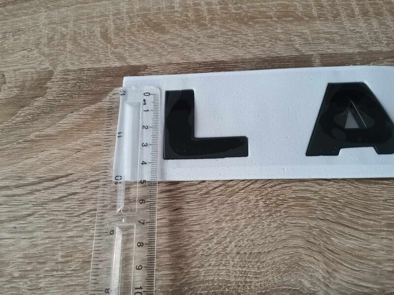 Land Rover Lettering Black Emblem Logo - http://autobeauties.com/