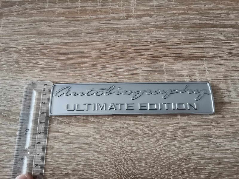Range Rover Autobiography Rear Emblem Range Rover Autobiography Ultimate Edition Silver Emblem Logo - http: