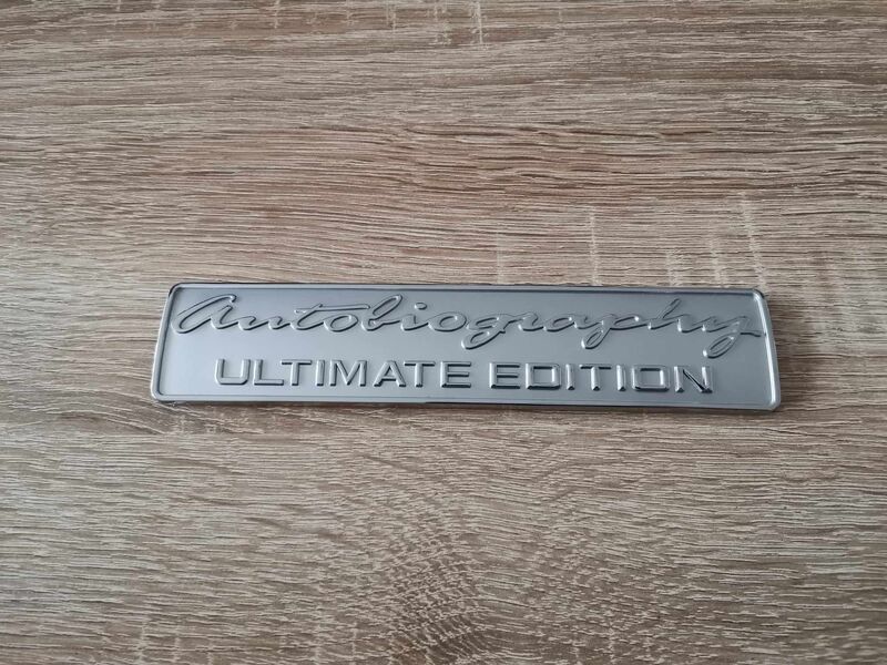 Range Rover Autobiography Rear Emblem Range Rover Autobiography Ultimate Edition Silver Emblem Logo - http: