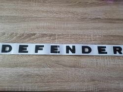 Defended Lettering Land Rover Defender Lettering Black Emblem Logo - http://autobeauties